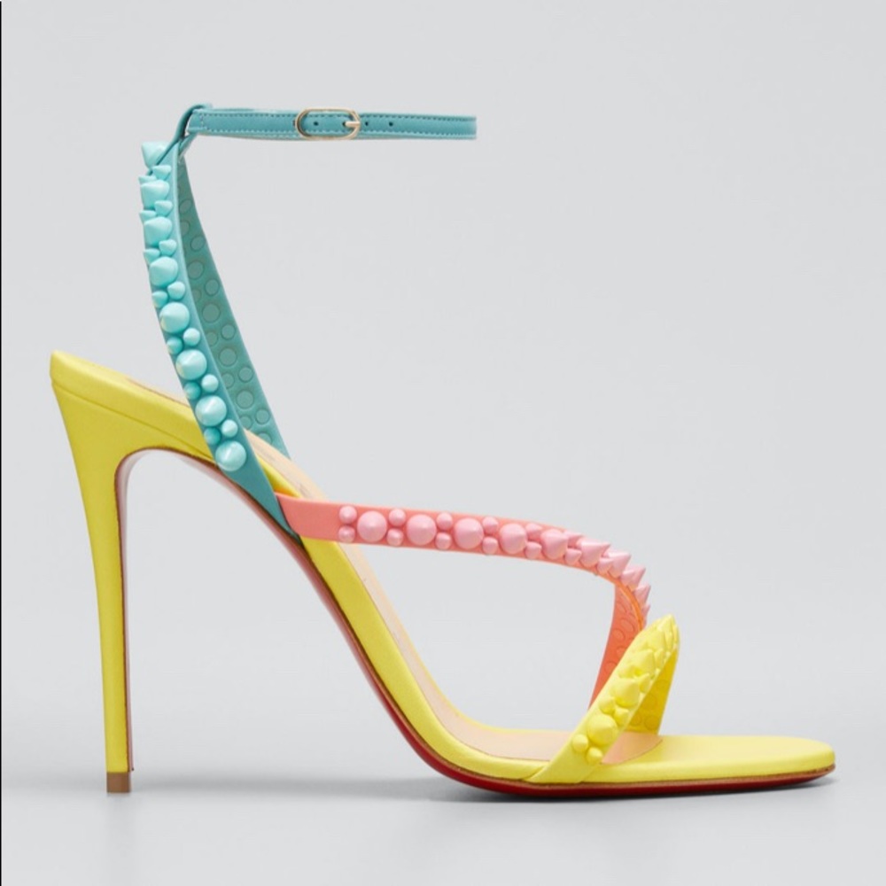 Mafaldina Spike Red Sole Stiletto Sandals